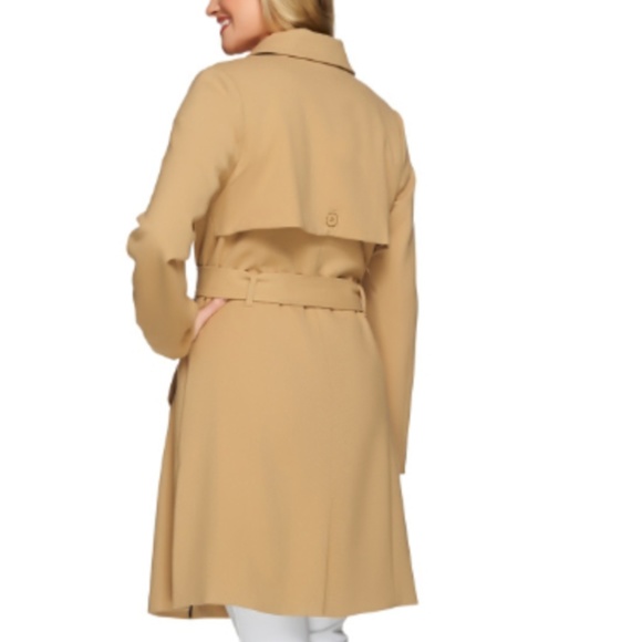 NEW Isaac Mizrahi Soft, Water Repellent Trench - Picture 4 of 7